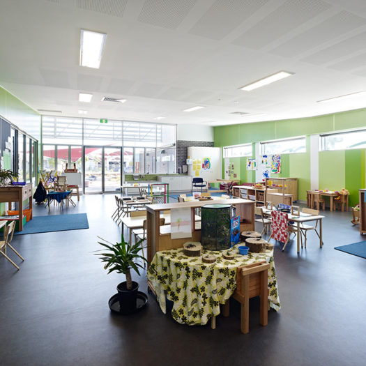 community centre at Arndell Park Reserve in Truganina, community and recreation space including kindergarten, brick