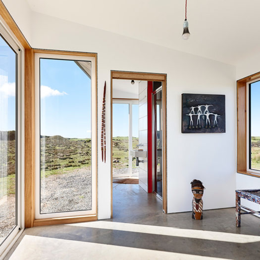 Remote Tasmania beach house