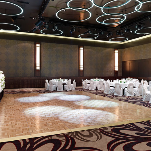 Luxury hotel function room